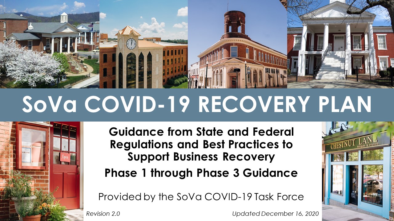 SoVa COVID19 Recovery Plan graphic
