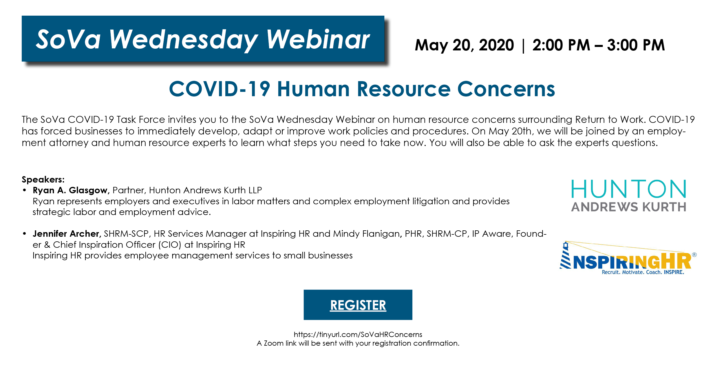 SoVa Wednesday Webinars COVID19 Human Resources Concerns